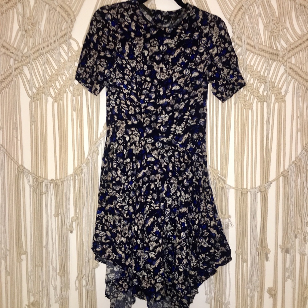 H&M Floral Navy Dress